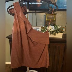 Nine West one shoulder top size xs